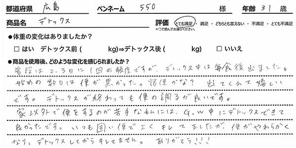 デトックスルーレビュー1